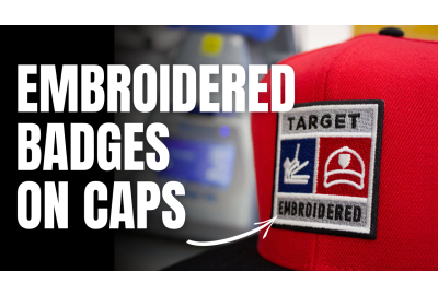 Add Embroidered Badges to Caps with the Hotronix 360 IQ Hat Press