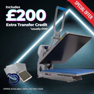 May 2023 Offer: Auto-Open Heat Press and Custom Transfer Bundle 2023
