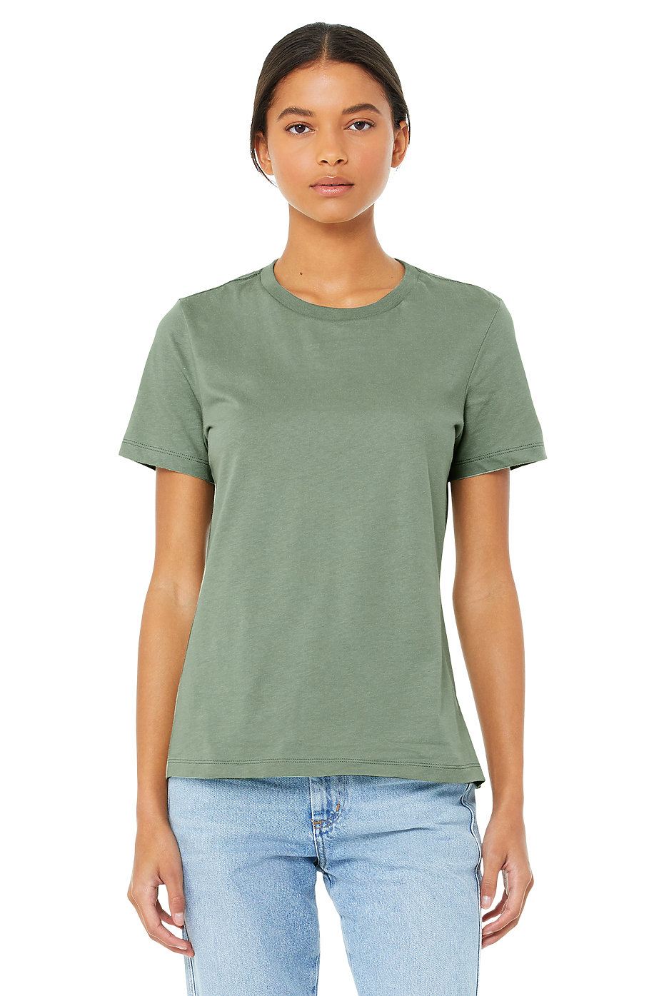 6400 Women's Relaxed Fit Tee in "Sage"