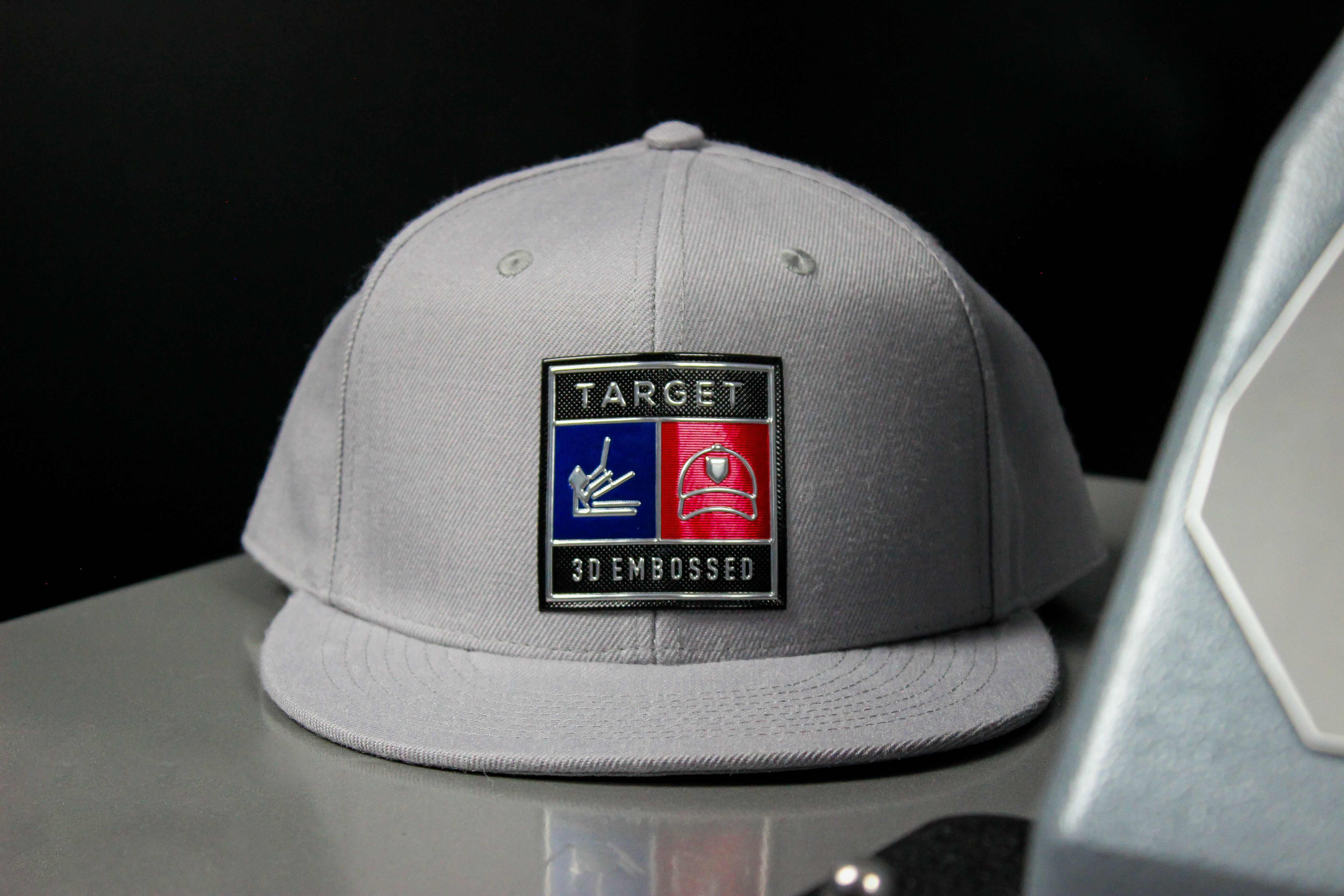 cap with badge by 360 press