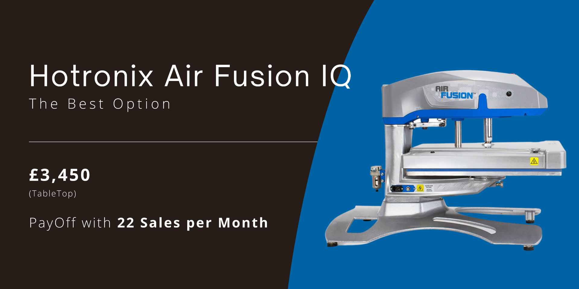 Hotronix Air Fusion IQ Heat Press