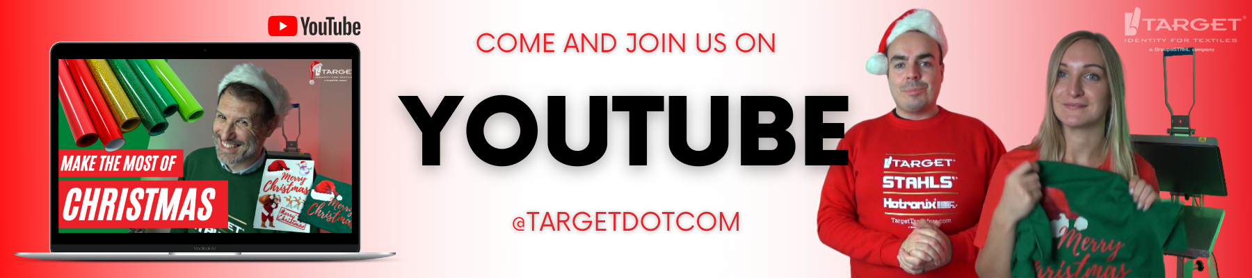 join us on youtube @targetdotcom