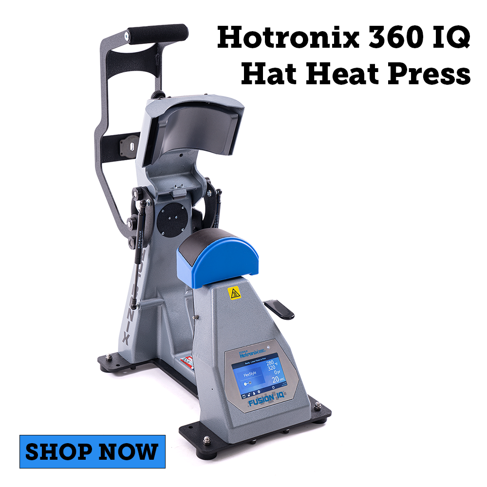 hotronix 360 iq hat heat press